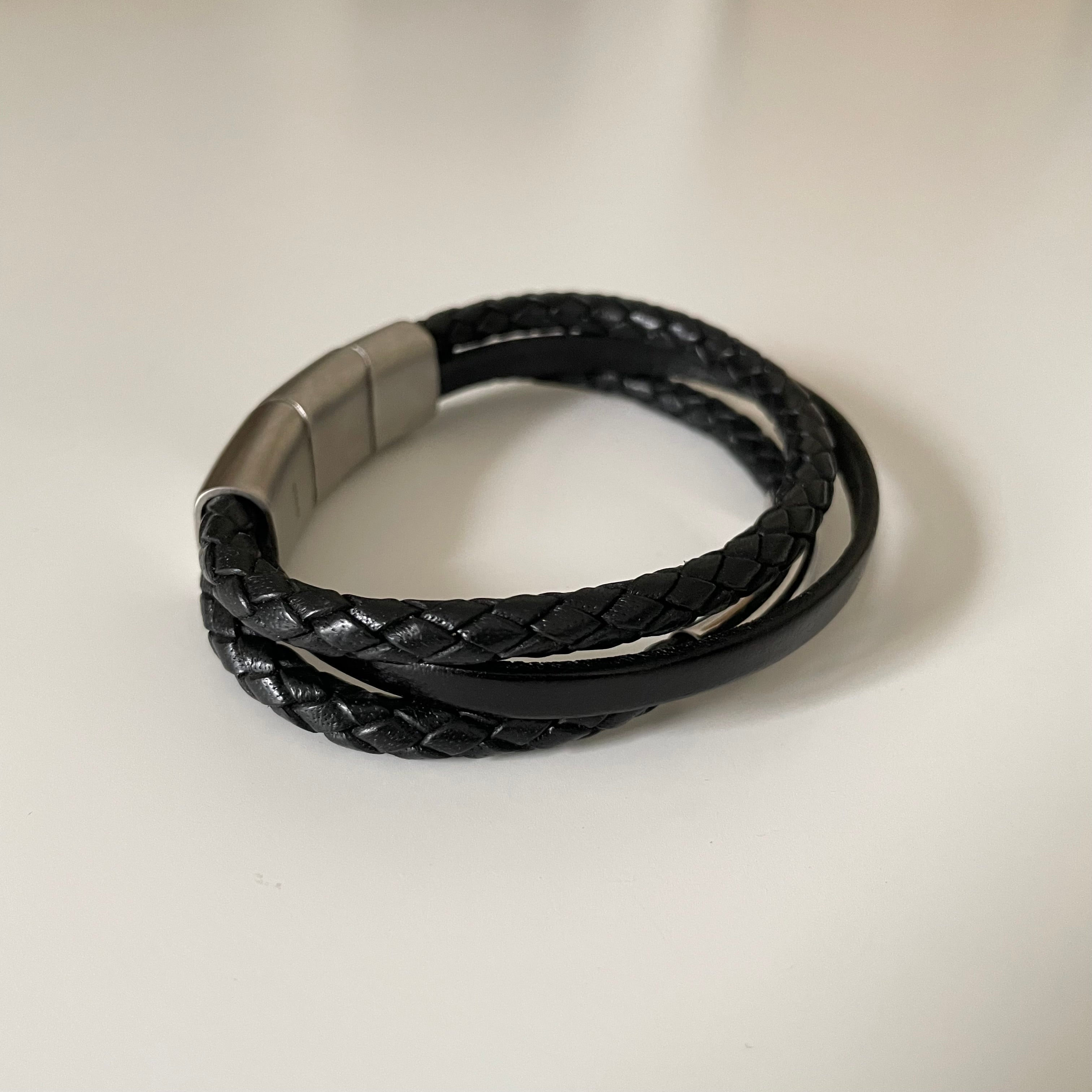 Men's Leather Bracelet | Milina London