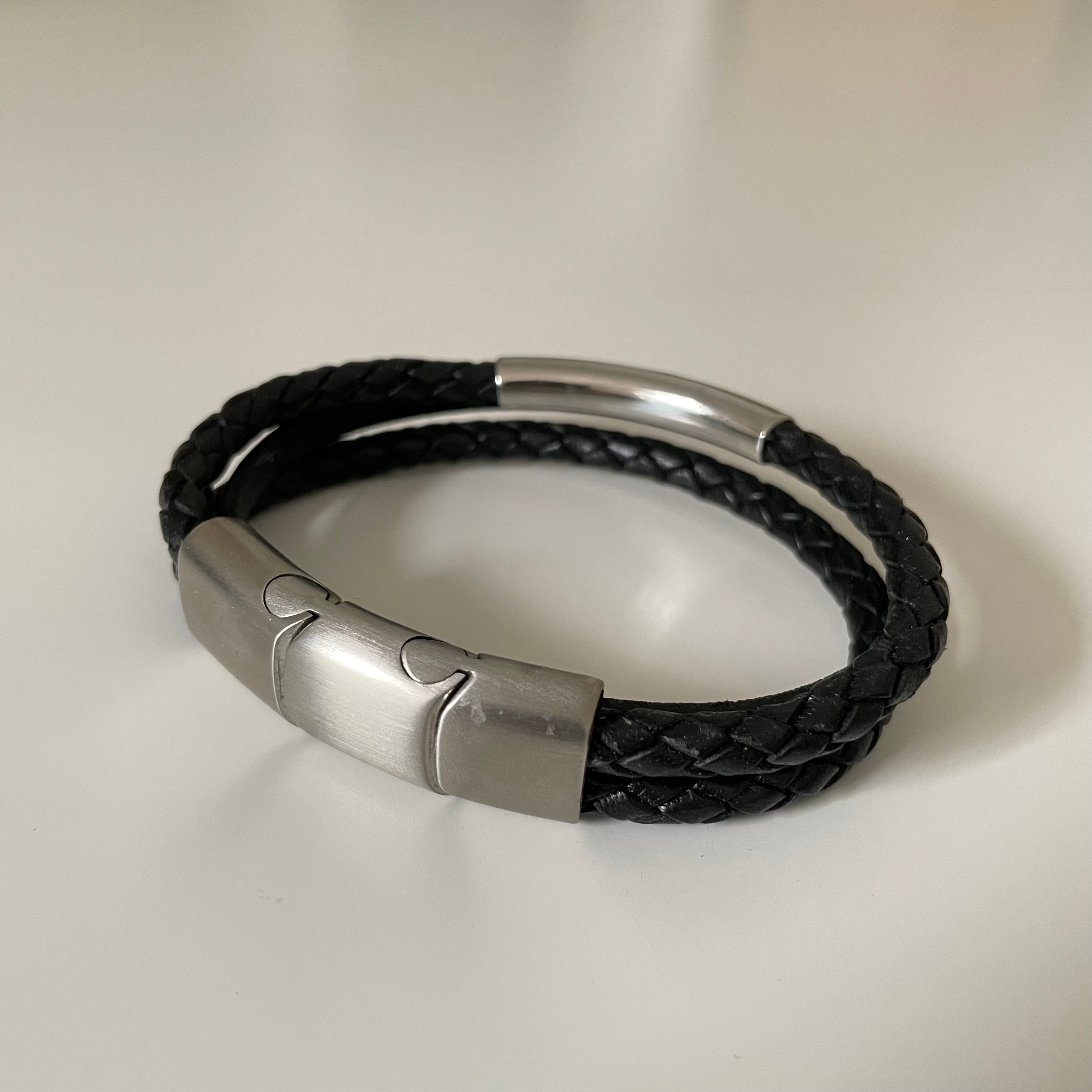 Men's Leather Bracelet | Milina London