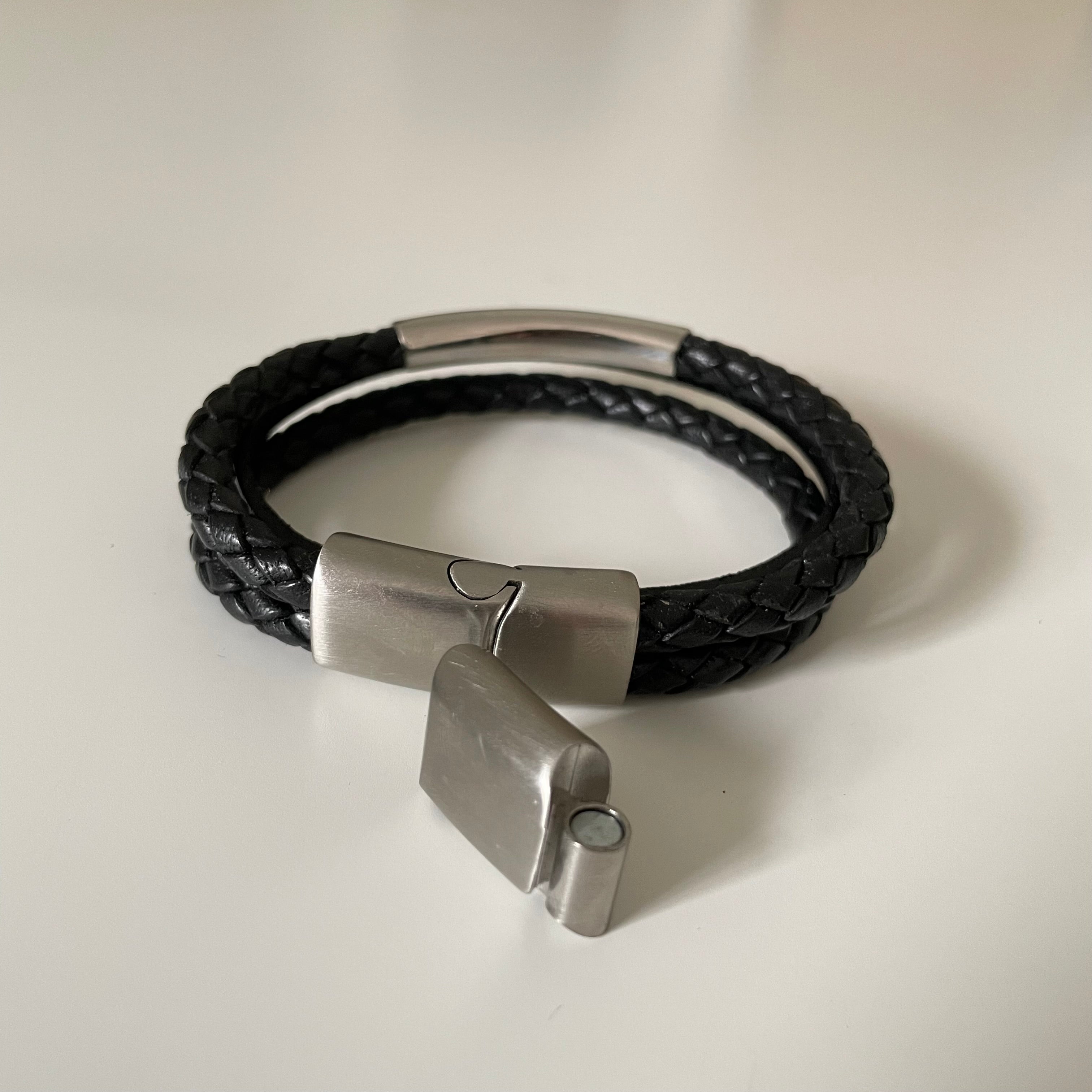 Men's Leather Bracelet | Milina London