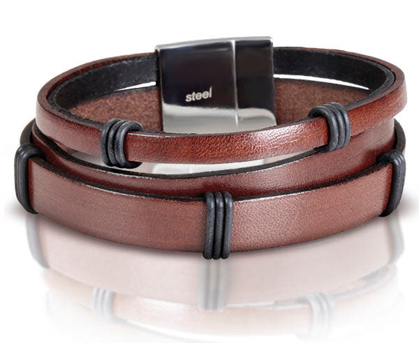 Men's Leather Bracelet | Milina London