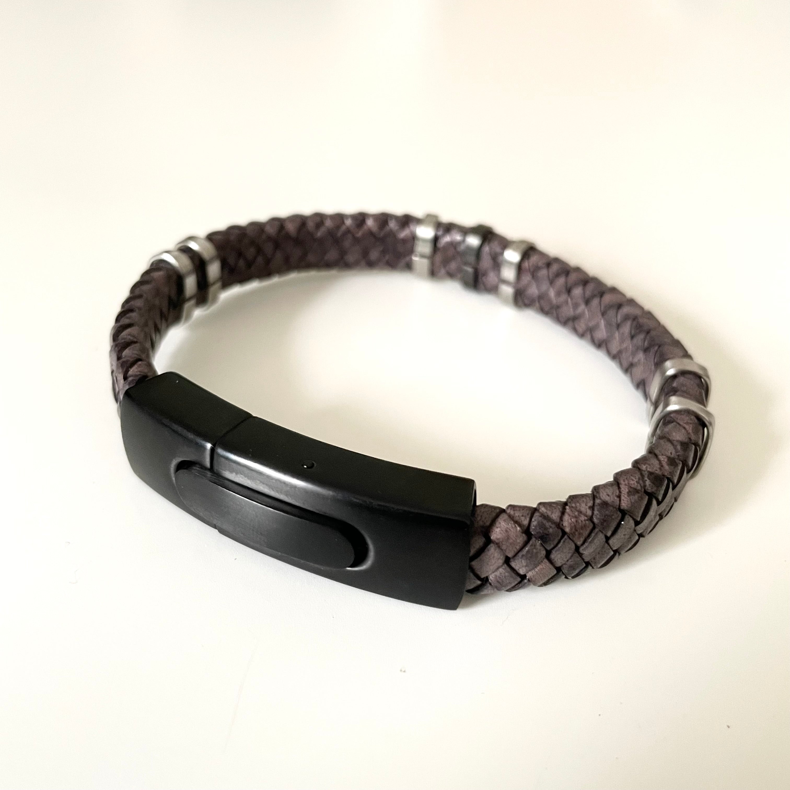 Men's Leather Bracelet | Milina London