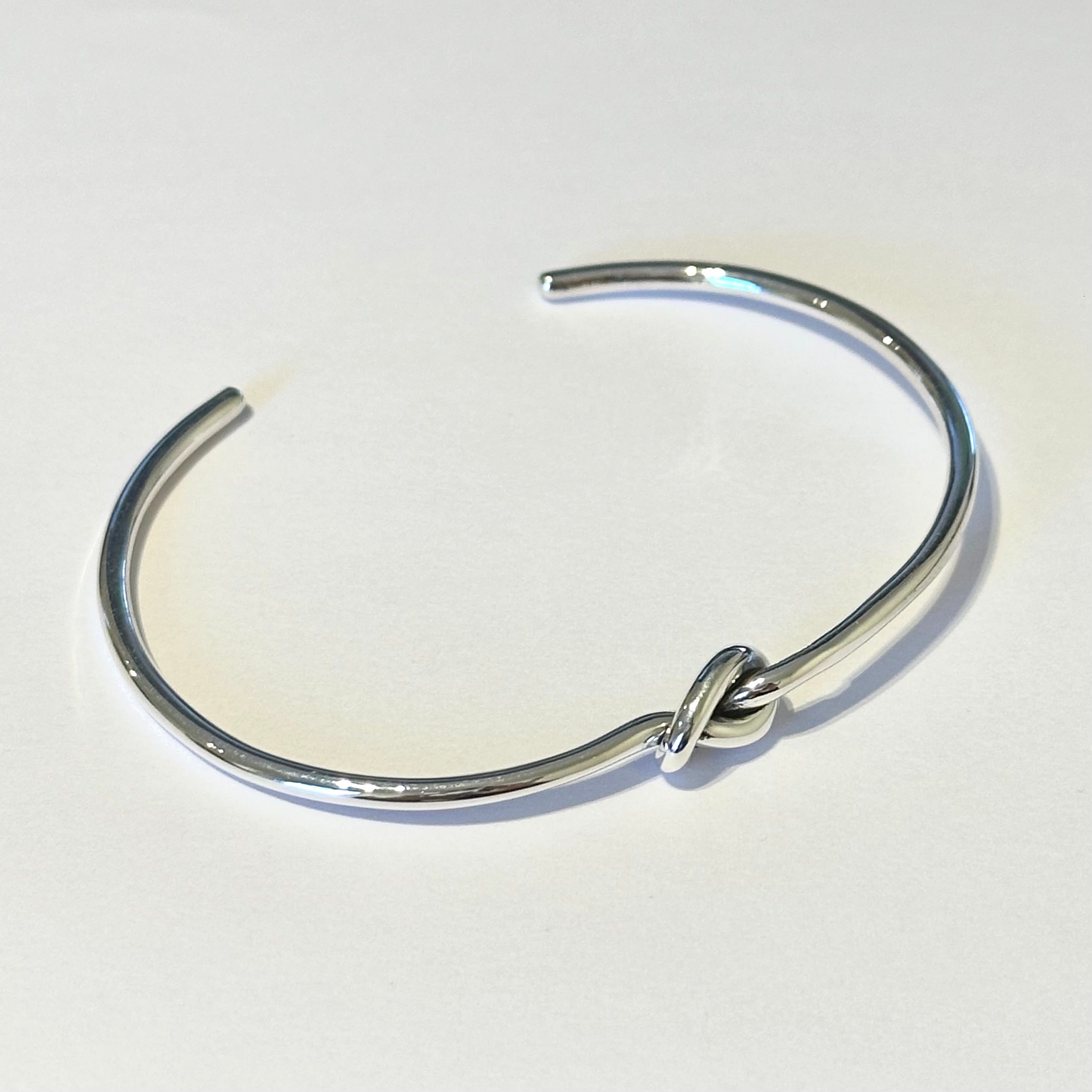 Sterling Silver Knot Cuff Bracelet