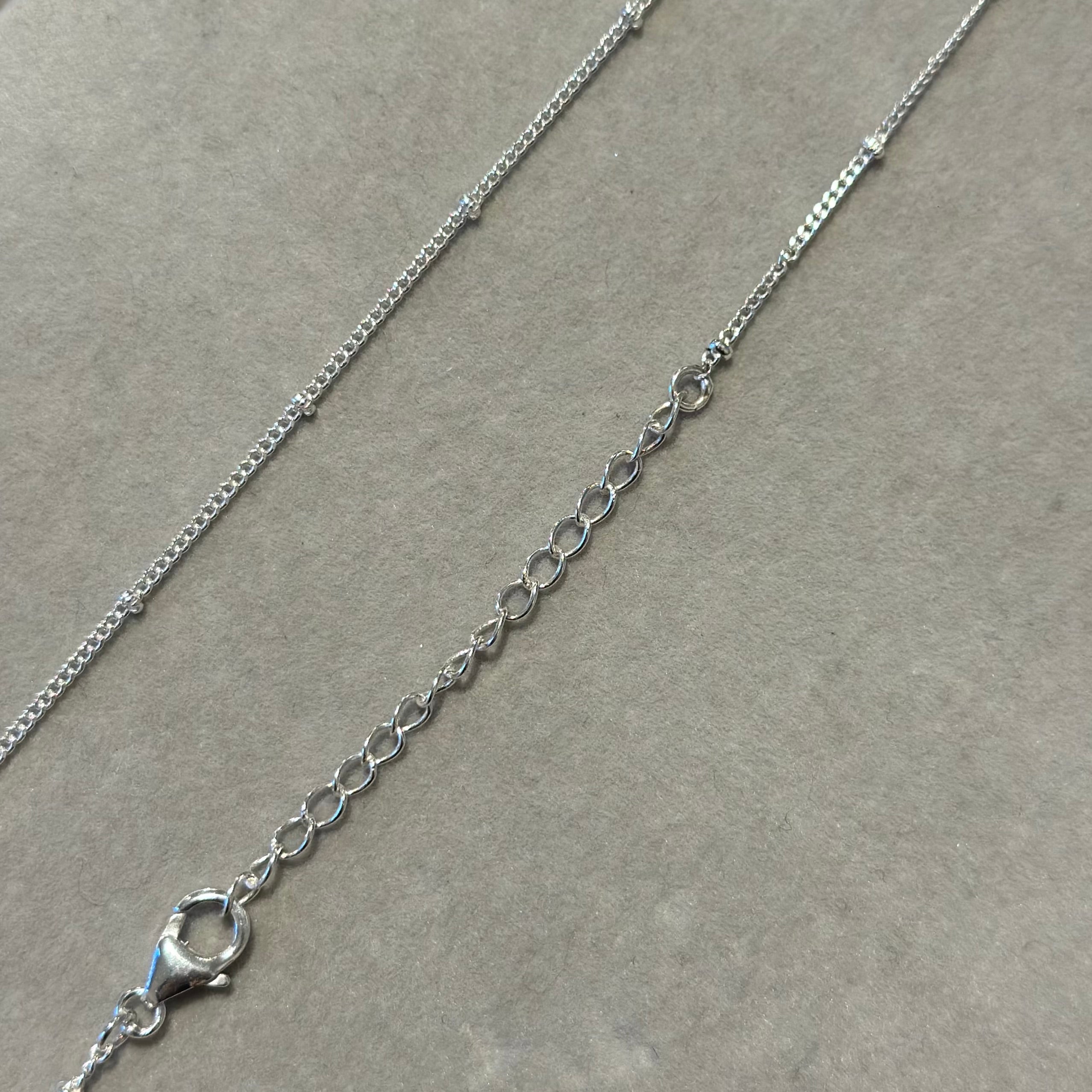 Sterling Silver Fine Intermittent Ball Chain