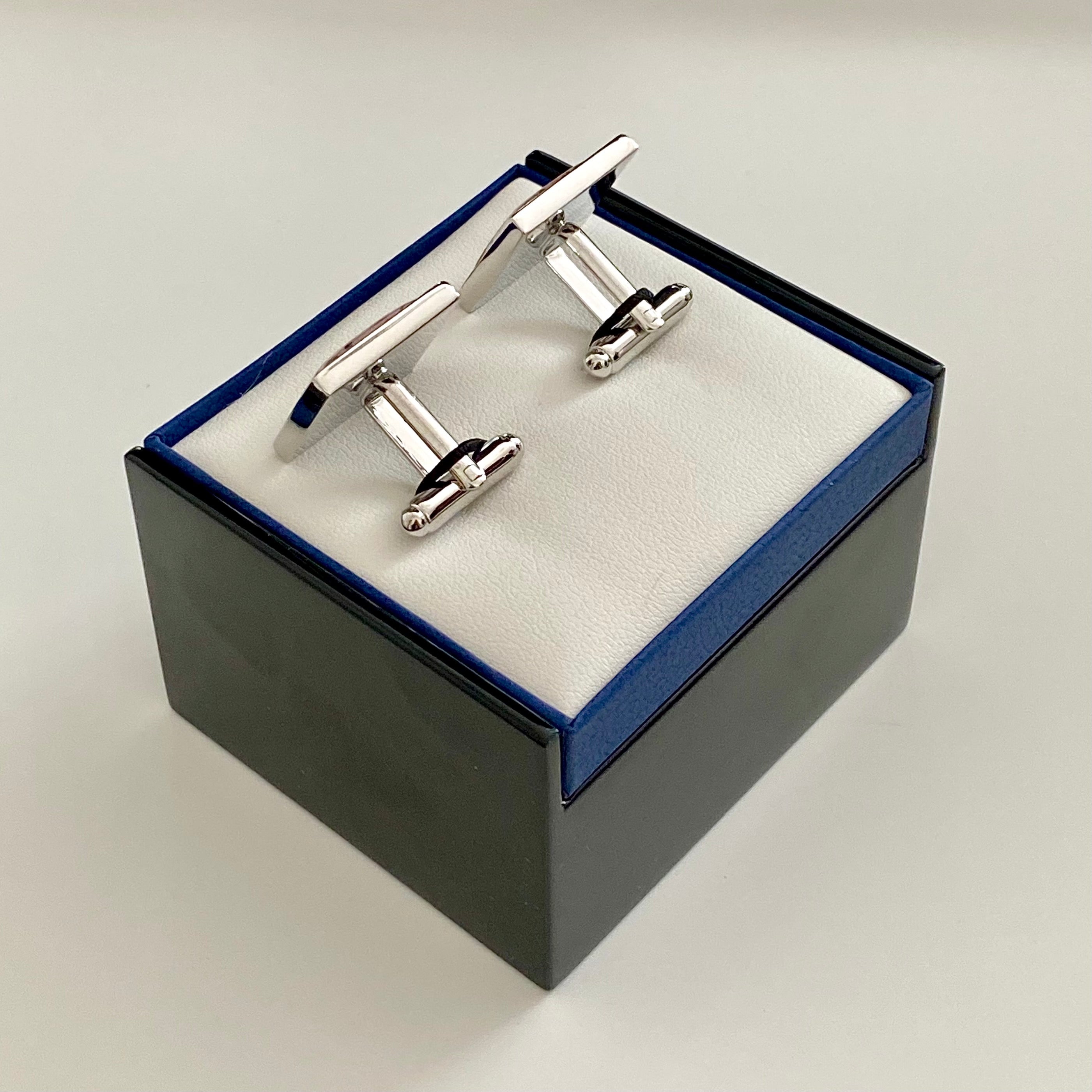 Adam Burnt Orange Cufflinks - Milina London